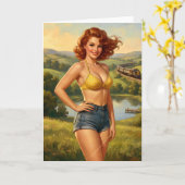 Bobbi Karte (Gelbe Blume)