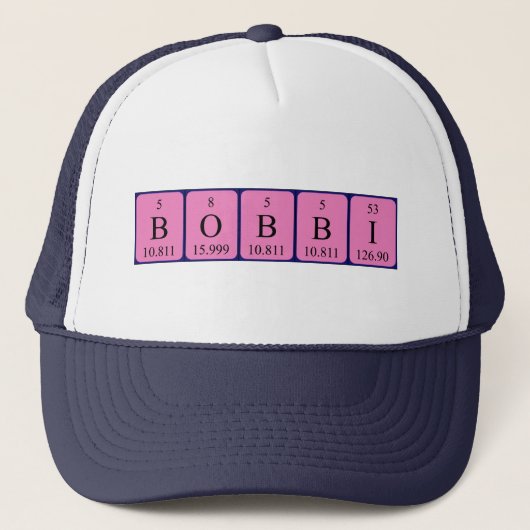 Bobbi-Tabelle Truckerkappe (Vorderseite)