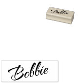 Bobbie-Namensschild Gummistempel (Stempel)
