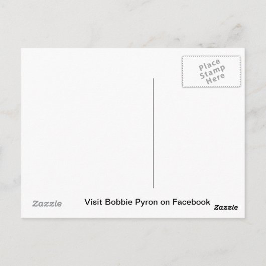 Bobbie Pyron Author of A Dog's Way Zuhause Postkarte (Rückseite)