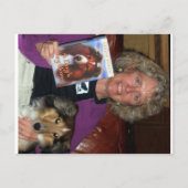 Bobbie Pyron Author of A Dog's Way Zuhause Postkarte (Vorderseite)