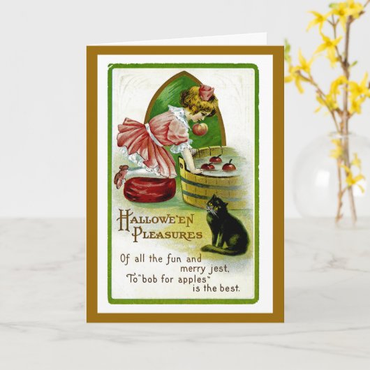 Bobbin für Äpfel Karte (Gelbe Blume)