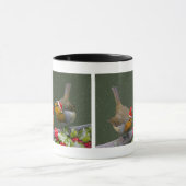 Bobbin' Robins Weihnachtsfeier-Tasse Tasse (Zentrum)