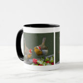 Bobbin' Robins Weihnachtsfeier-Tasse Tasse (Vorderseite Links)