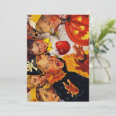 Bobbing Gefahren für Apple - Funny Halloween Dekor Einladung (Stehend Vorderseite)