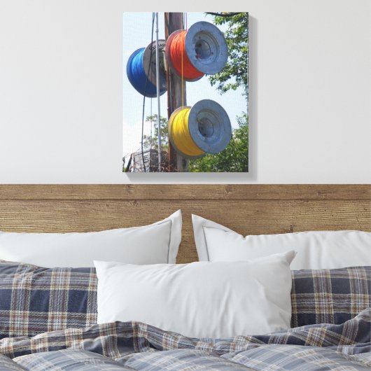 Bobbins Leinwanddruck (Insitu (Schlafzimmer))