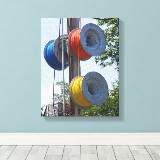 Bobbins Leinwanddruck (Insitu (Holzboden))