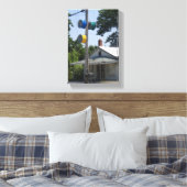 Bobbins und antiker Roadside Shop Leinwanddruck (Insitu (Schlafzimmer))