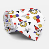 Bobble Gnome / Modern Geometric Krawatte (Gerollt)