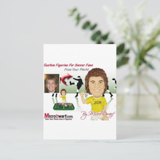 Bobbleheads Bobblehead Bobblehead Bobheads Postkarte (Stehend Vorderseite)