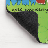 Bobby-Bohnen-Bucheinband-Mausunterlage Mousepad (Ecke)