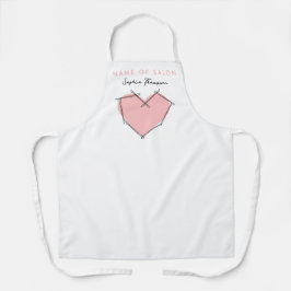 Bobby Buttone Logokombination Stylist Rosa Busines Schürze