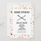 Bobby Buttone Terrazzo Salon Eröffnung Einladung (Vorderseite)