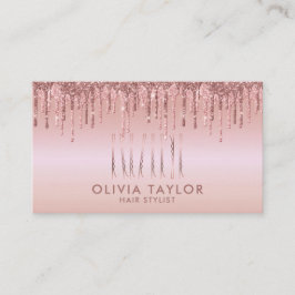 Bobby Buttons Friseur Stylist Frisör Visitenkarte