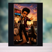 Bobby Chibi Rockabilly Acrylschild (Neutral)