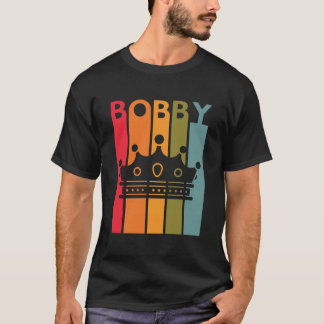 Bobby Gift Idea for Boys Men Retro Vorname Vint T-Shirt