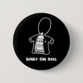 Bobby-Gin-Puppe Button (Vorderseite)