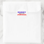 Bobby Jindal '12 Runder Aufkleber (Tasche)