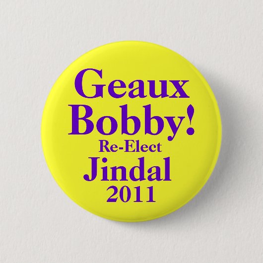 Bobby Jindal 2011 Button (Vorderseite)