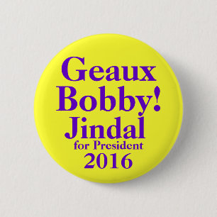 Bobby Jindal 2016 Button