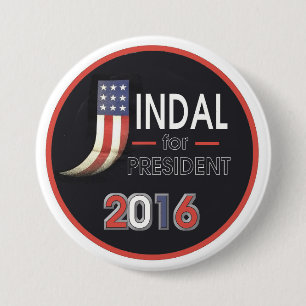 Bobby Jindal für Präsidenten 2016 Button