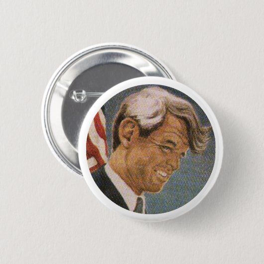Bobby Kennedy Button (Vorne & Hinten)