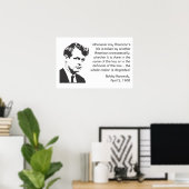Bobby Kennedy NonGewalt Poster (Heimbüro)