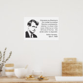 Bobby Kennedy NonGewalt Poster (Küche)