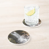 Bobby McLean Memorial Park, Newland, NC Wasserfall Getränkeuntersetzer (Seite)