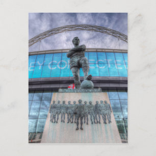 Bobby Moore Statue Wembley Stadion Postkarte