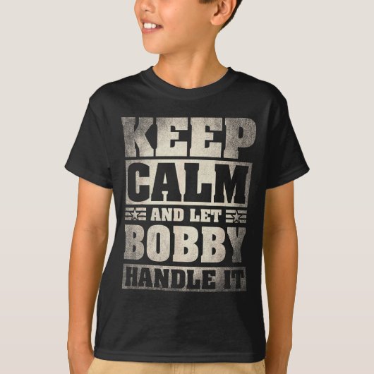 Bobby Name Shirt D Bobby First Name  (Vorderseite)