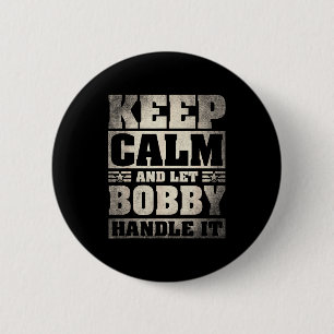 Bobby Name Shirt D Bobby Vorname  Button