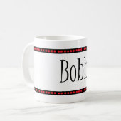 BOBBY-Punkte Kaffeetasse (Vorderseite Links)