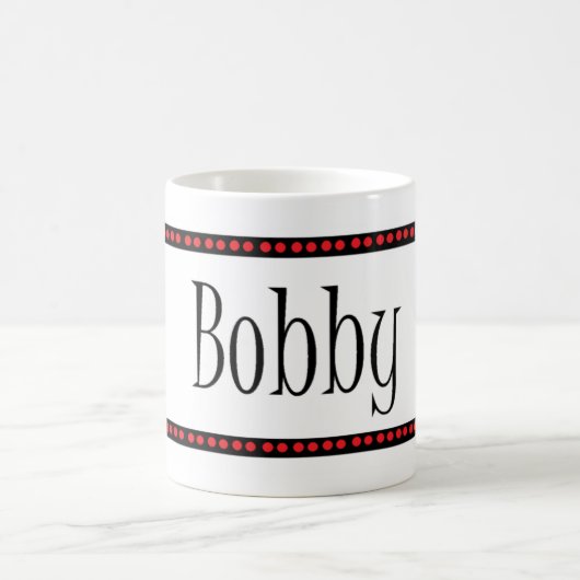 BOBBY-Punkte Kaffeetasse (Mittel)