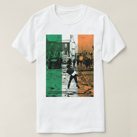 Bobby Sands - An Irishman who doesnt want to be br T-Shirt (Design vorne)