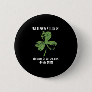 Bobby Sands Ireland Freedom T-Shi Button
