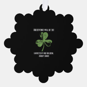 Bobby Sands Ireland Freedom T-Shi Ornament Karte