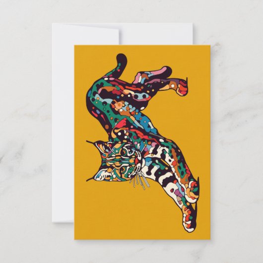 Bobcat 3,5 x 5 Notecard (Vorderseite)