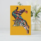 Bobcat 3,5 x 5 Notecard (Stehend Vorderseite)