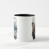 Bobcat auf Rock Mountain Wilderness Tasse (Zentrum)