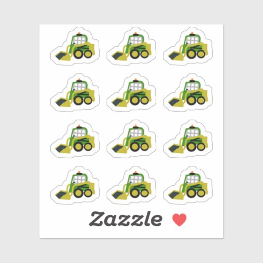 Bobcat Bagger Aufkleber (Blatt)