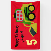 Bobcat Bagger Banner (Vertikal)