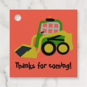 Bobcat Bagger Geschenkanhänger (Vorderseite)