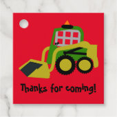 Bobcat Bagger Geschenkanhänger (Vorderseite)