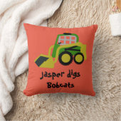 Bobcat Bagger Kissen (Decke)