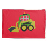 Bobcat Bagger Kissenbezug (Rückseite)