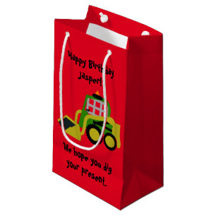 Bobcat Bagger Kleine Geschenktüte