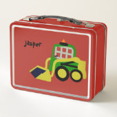 Bobcat Bagger Metall Brotdose (Rückseite)