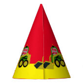 Bobcat Bagger Partyhütchen (Rückseite)