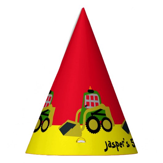 Bobcat Bagger Partyhütchen (Links)